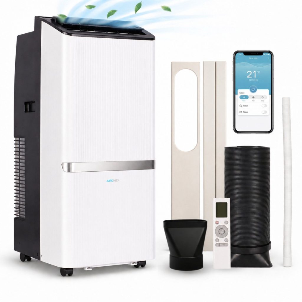 Aironex Mobiele Airco 12000 BTU WiFi review 2026